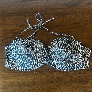Animal Print Bikini Top